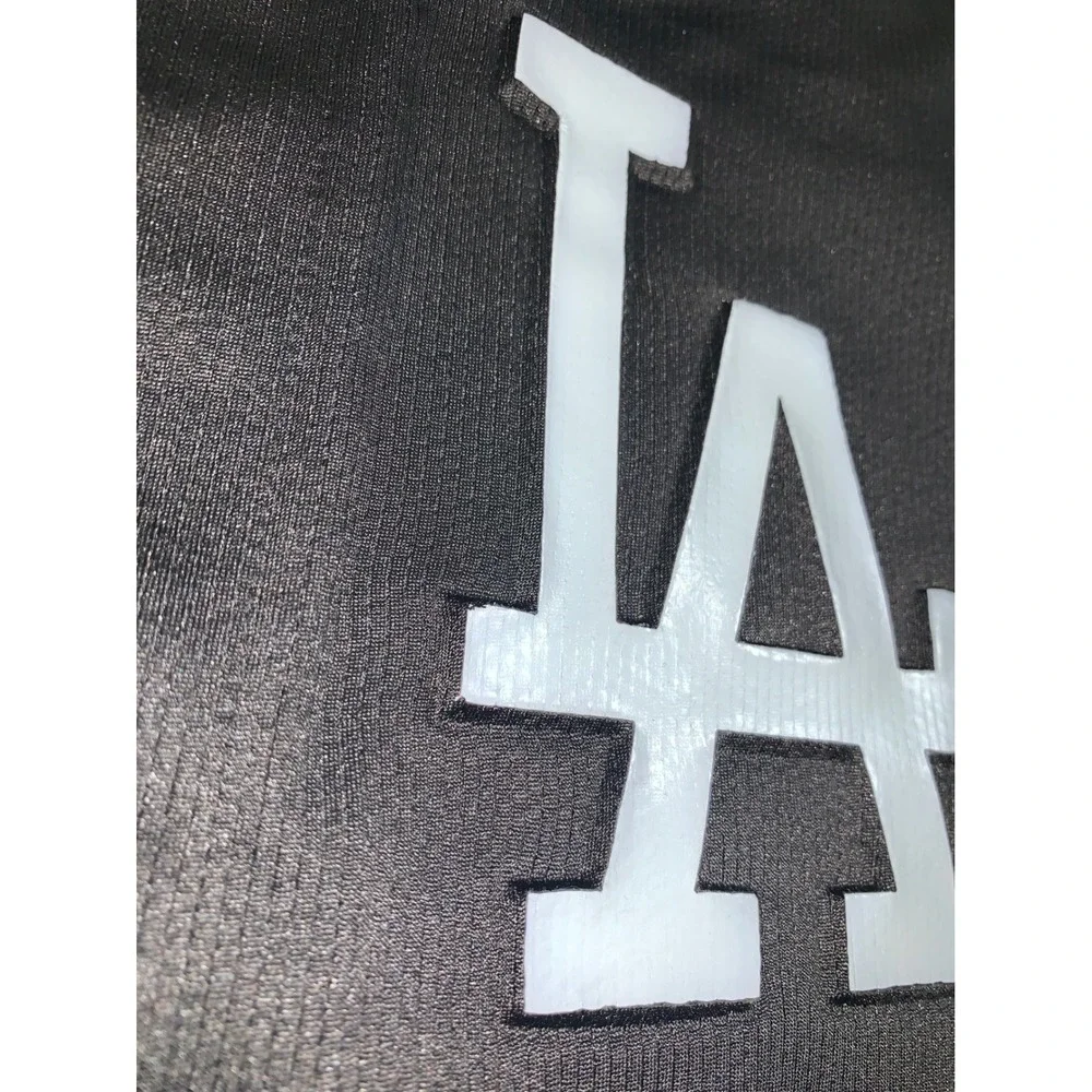 Stitches Los Angeles Dodgers MLB‎ Baseball Jersey Black White Mens XL New OOP